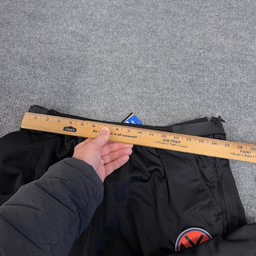 New York Knicks Pants Men XL Black ZIPWAY Full Zip Sides Warmup Logo NEW - Picture 11 of 14